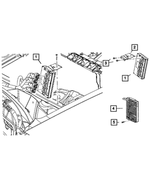 4606696AB - Electrical: Powertrain Control Module Bracket for Mopar Image