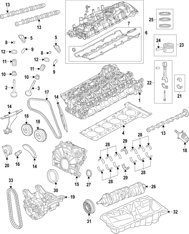11121022840 - Engine: Engine Cylinder Head Gasket for BMW Image