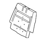 BA8Z7466800A - : Seat Back Pad for Ford: Flex Image