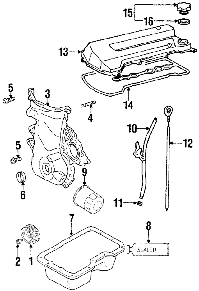 94858687 - : Timing Cover Stud for GM Image