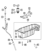 6106984AA - Engine: Nut for Mopar Image
