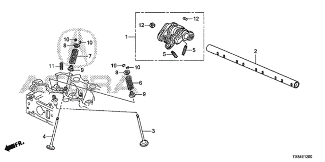 Valve - Rocker Arm for 2013 Acura ILX #0