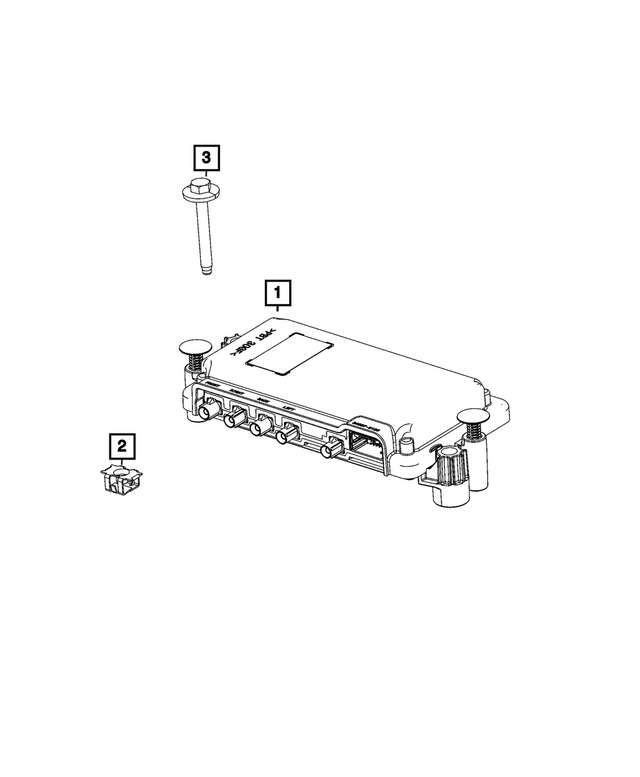 68709760AC - : Forward Facing Camera Module for Mopar Image