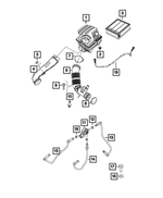 4627297AB - : Turbo Purge Valve for Mopar Image