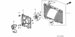 19020P1E003 - Electrical/Exhaust/Heater/Fuel: FAN, COOLING for Honda Image