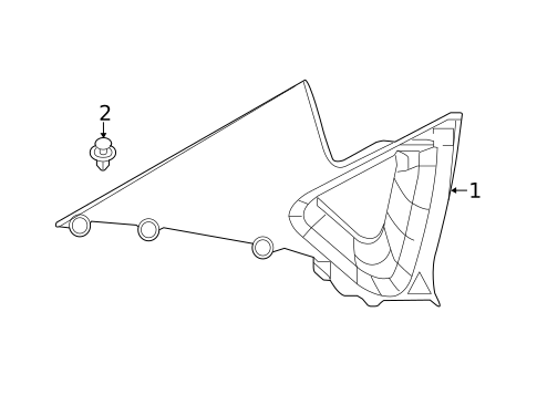 Interior Trim - Quarter Panels for 2015 Nissan Altima #0