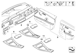 51456985538 - Retrofitting / Conversion / Accessories: Cover, Dashboard, Nutwood, Left for BMW Image