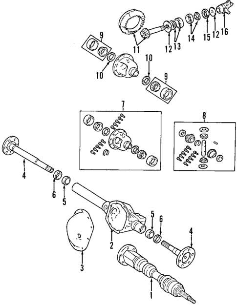 Differential for 2004 Dodge Dakota #0