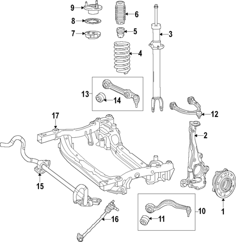 Front Suspension for 2020 Mercedes-Benz E 450 #4
