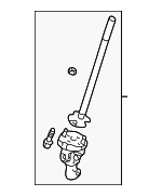 4526035100 - Steering: Intermediate Shaft for Toyota: Tacoma Image