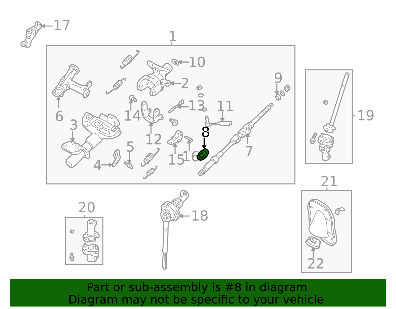 1994-2004 Toyota Steering Column Bushing 45273-16020 | Toyota Parts Center
