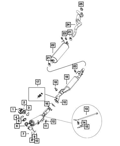 Exhaust System for 2017 Ram 1500 #4