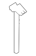 C273509H3 - Body: Roof Molding Retainer Clip for Mazda Image