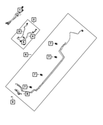 68420289AA - Fuel: Fuel Supply And Return Tube for Mopar Image