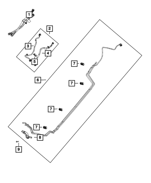 Fuel Lines for 2014 Jeep Cherokee #0
