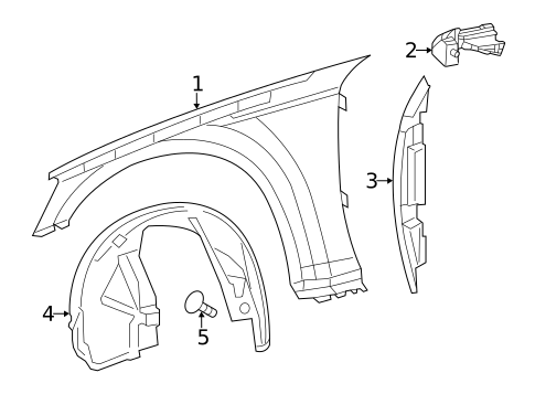 Fender & Components for 2015 Dodge Charger #0