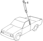 7681201G00 - : Drip Molding for Nissan Image