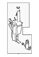 289105MS0A - Body: Reservoir Assembly for Nissan: ARIYA Image