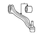 4870548010 - Suspension: Lateral Arm And Ball Joint Assembly for Lexus Image