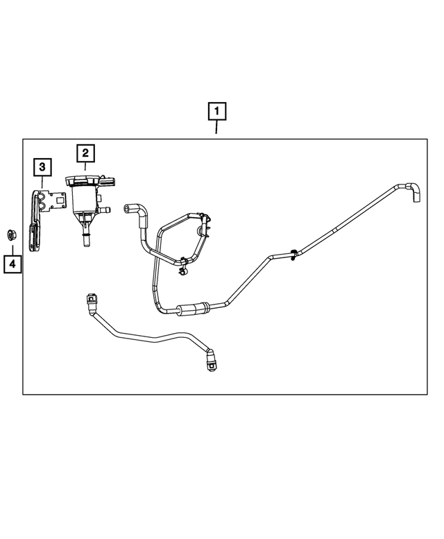 68048521AE - Emission Controls: Proportional Purge Solenoid Harness for Mopar Image image