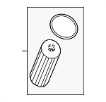 2781800009 - Engine: Engine Oil Filter Element for Mercedes-Benz Image