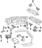 16217653 - Body: Radio for Oldsmobile: Aurora Image