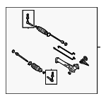 19330437 - Steering: Gear Assembly for Chevrolet: Classic, Malibu | Oldsmobile: Cutlass, Cutlass Supreme Image