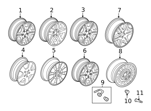 Wheel for 2007 Mercury Mountaineer #0