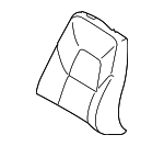 39809474 - Body: Seat Back Cover for Volvo: S80, V70 Image