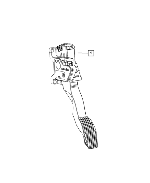 Accelerator Pedal for 2022 Jeep Renegade #0