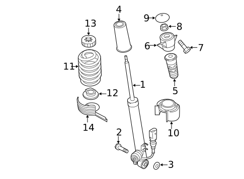 Shocks & Components for 2016 Audi Q5 #0