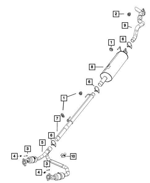 Exhaust System for 2013 Ram 3500 #1