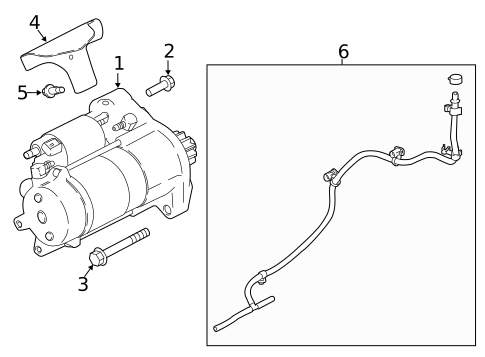 Starter for 2019 Land Rover Range Rover Velar #0