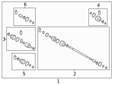 Drive Axles for 2022 Hyundai Accent #0