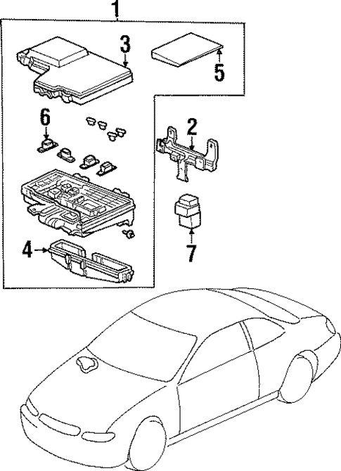 Electrical Components for 1998 Acura CL #0