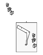 857221R000 - Body: Front Trim for Hyundai Image