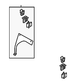 857231R000 - Body: Front Trim for Hyundai Image