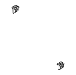 858393X000 - Body: Front Trim Fastener for Hyundai Image