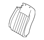 884603T640KER - : Seat Back Cover for Kia: K900 Image