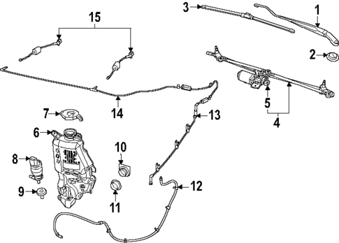 Wiper & Washer Components for 2025 Ram 1500 #0