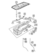 4893207AD - Engine: Engine Oil Pan for Mopar Image