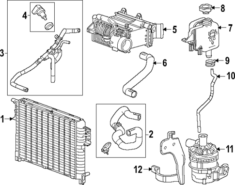 Intercooler for 2023 GMC Sierra 2500 HD #4