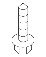 9015960477 - Body: Front Shield Screw for Scion: xB | Toyota: Avalon, bZ4X, C-HR, Camry, Corolla, Crown, Crown Signia, Echo, GR Corolla, Highlander, Land Cruiser, Mirai, Prius, Prius AWD-e, Prius C, Prius Prime, RAV4, RAV4 Prime, Venza Image