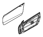 76003A7200 - Body: Door Shell for Kia: Forte Koup Image