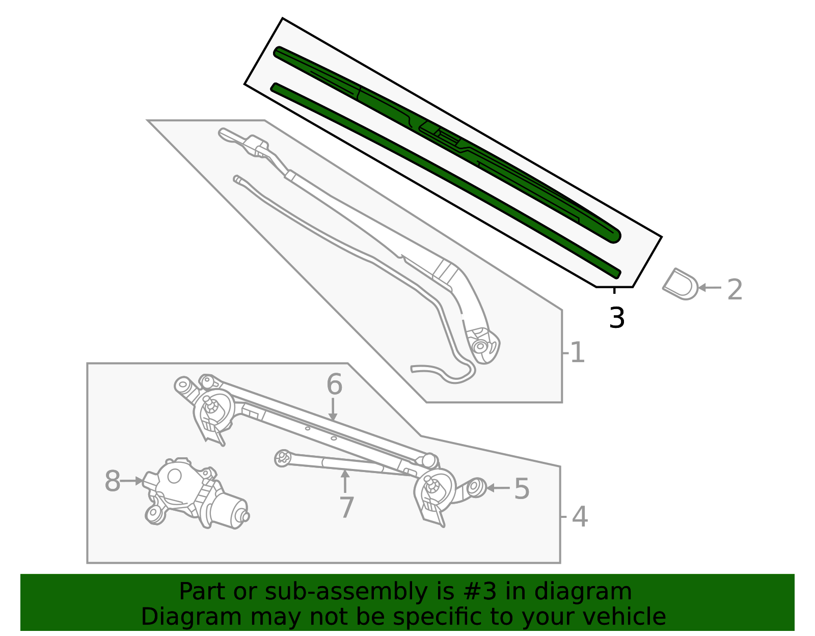 28890-6RF1A - Wiper Blade 2021-2025 Nissan Rogue | Official Nissan ...