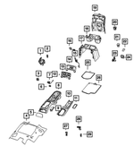 6UX05TX7AB - Interior Trim: Gear Shift Indicator Bezel for Mopar Image