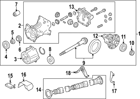 Axle & Differential for 2025 INFINITI QX55 #0