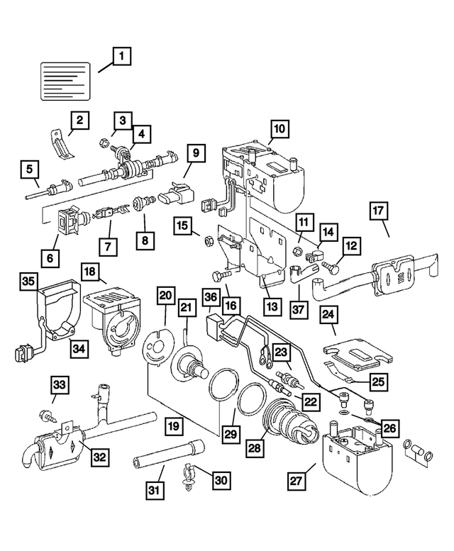 5124631AA - : Heater Line for Mopar Image