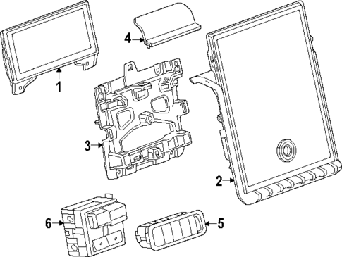 Cluster & Switches for 2022 GMC Sierra 3500 HD #3