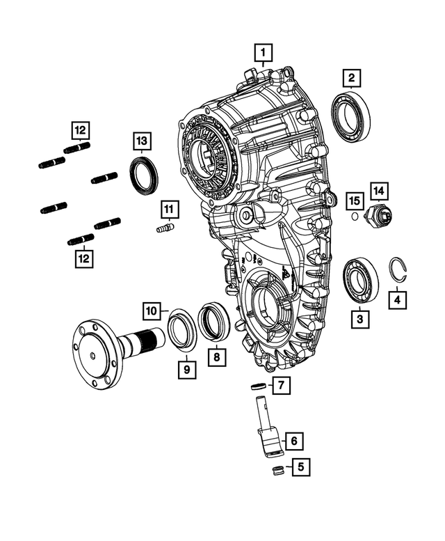 68210219AB - BW 44-47; Transfer Case: Front Case Half for Mopar Image